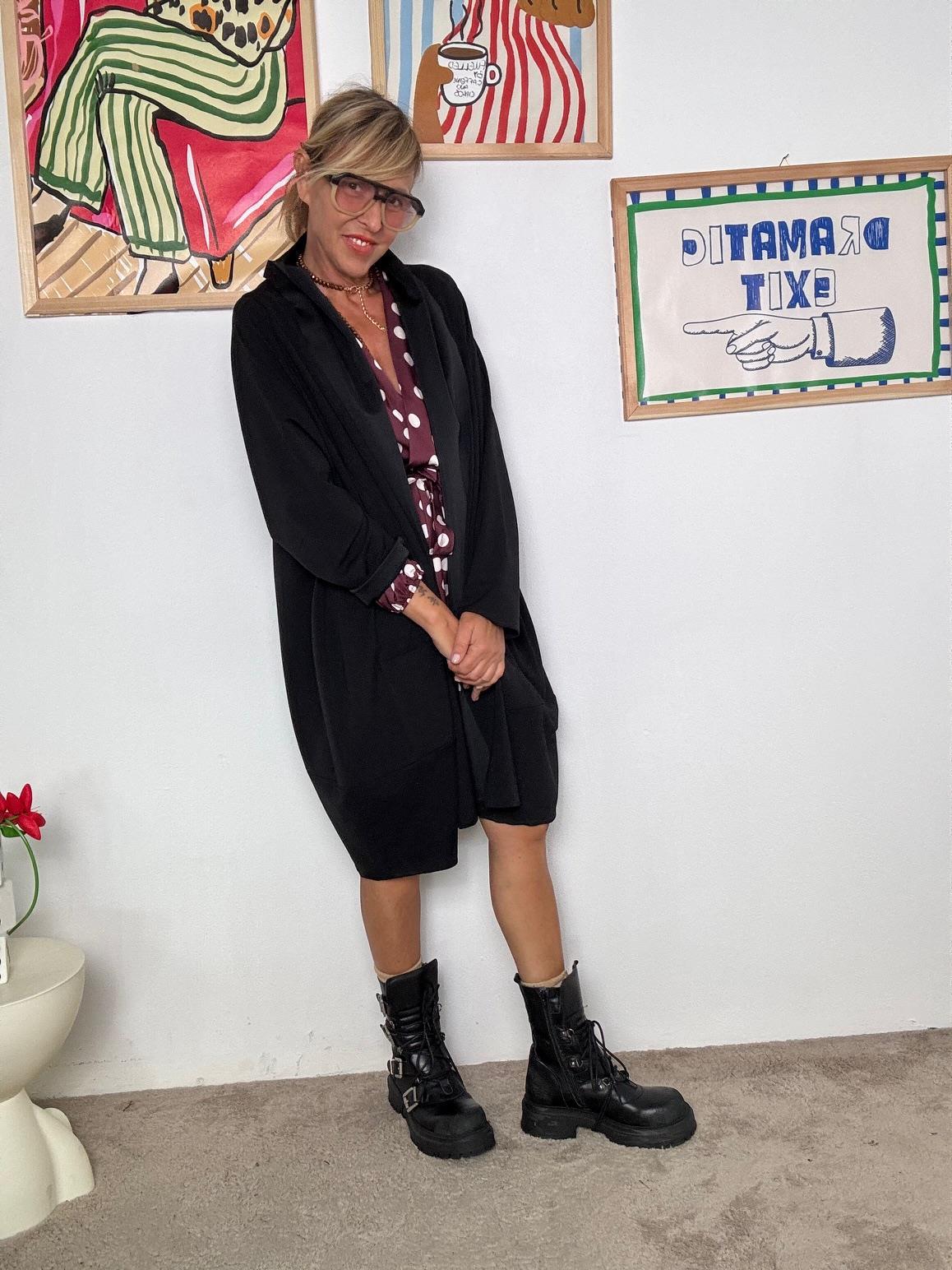 FEMALE - Giacca Passepartout Urbana  Oversize e Senza Tempo nera 33195TCB/ NERO FEMALE 