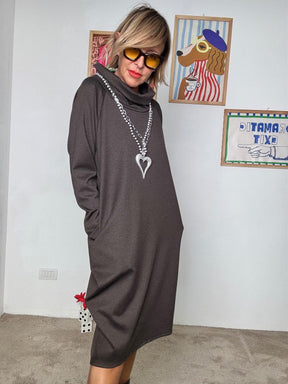 FEMALE - Abito Cratere  Minimal chic con personalità cosmica MORO 36369FALETTI/ MORO FEMALE 