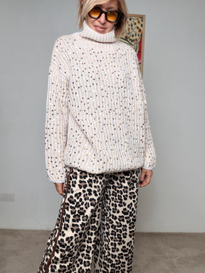 FEMALE - Maglione Nordic Pop TV24002/ PANNA FEMALE 