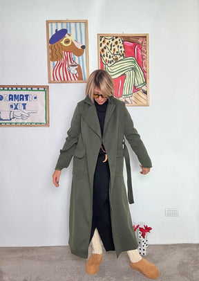 FEMALE -  CAPPOTTO ICONA VERDE ICONA/ VERDE FEMALE 