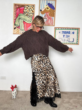 FEMALE - Maglia lavorata con retro più lungo MORO VA607/ MORO FEMALE 