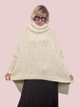 FEMALE - MAXI MAGLIA NUVOLETTA SOFT  il pullover che ti avvolge con leggerezza 9633/ PANNA FEMALE 