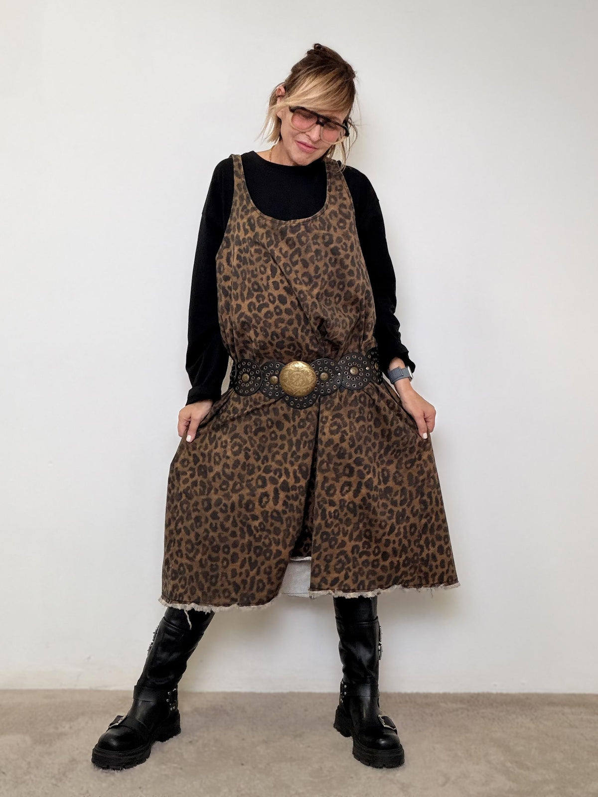 ABITO ANIMALIER CON FELPA BASIC ST3139/ MACULATO SUSY STAR 