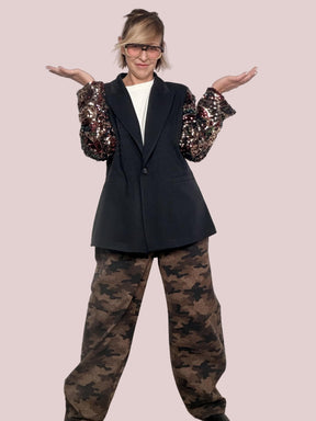 SUSY STAR - Giacca Party & Power STSS2896/ NERO SUSY STAR 