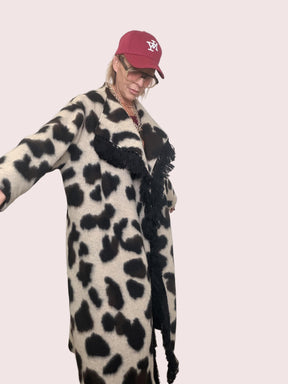 SUSY STAR - Cappotto Wild Fringe STSS3167/ MACULATO SUSY STAR 