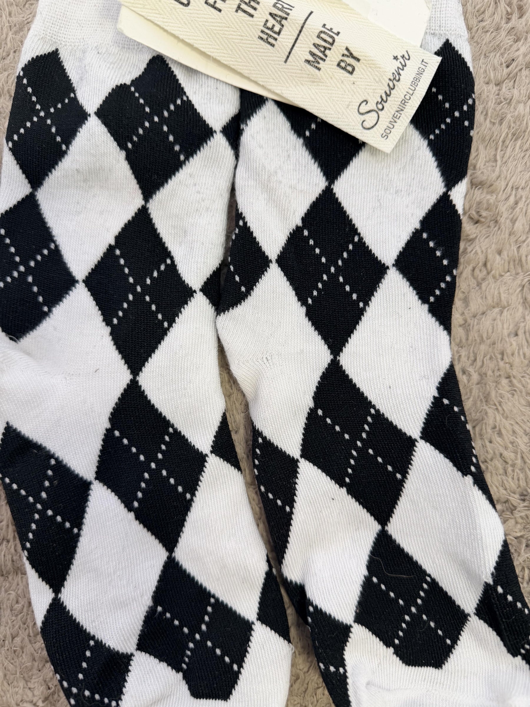 SOUVENIR - CALZINO College Mood S38M1319/ BIANCO SOUVENIR 