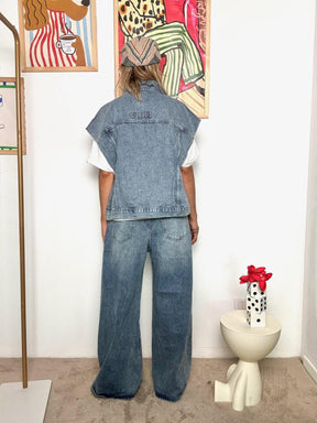 FEMALE - Gilet in denim  Il pezzo jolly per layering da urlo WY131/ JEANS FEMALE 