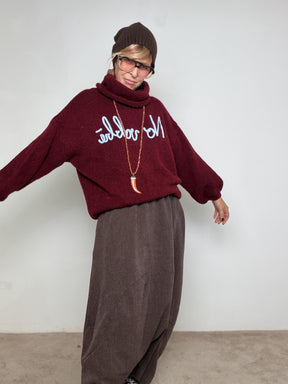 FEMALE - Maglia No Vabbè VINO A3232/ VINO FEMALE 