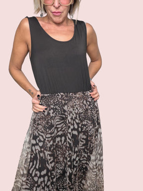 FEMALE - Abito Jungle Chic KAB3/ MORO FEMALE 