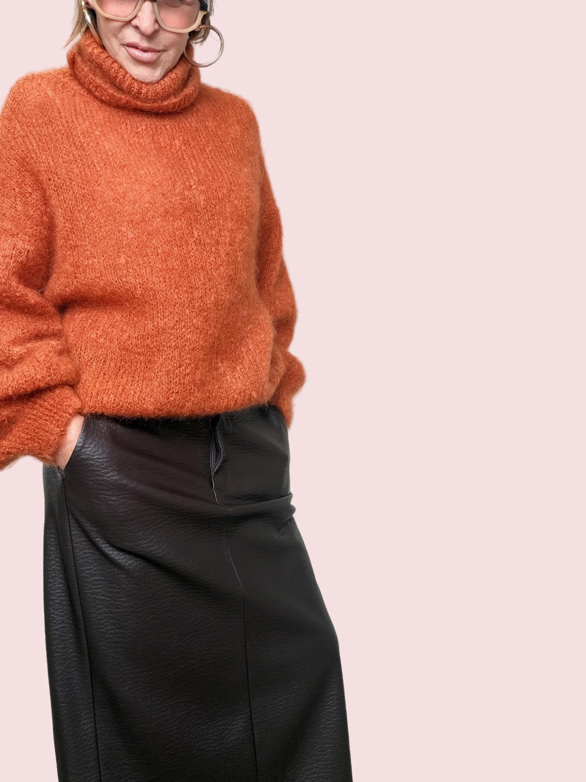 PHILIA LOFT - MAGLIA FLUFFY POP COCCIO V01V0958/ COCCIO PHILIA LOFT 