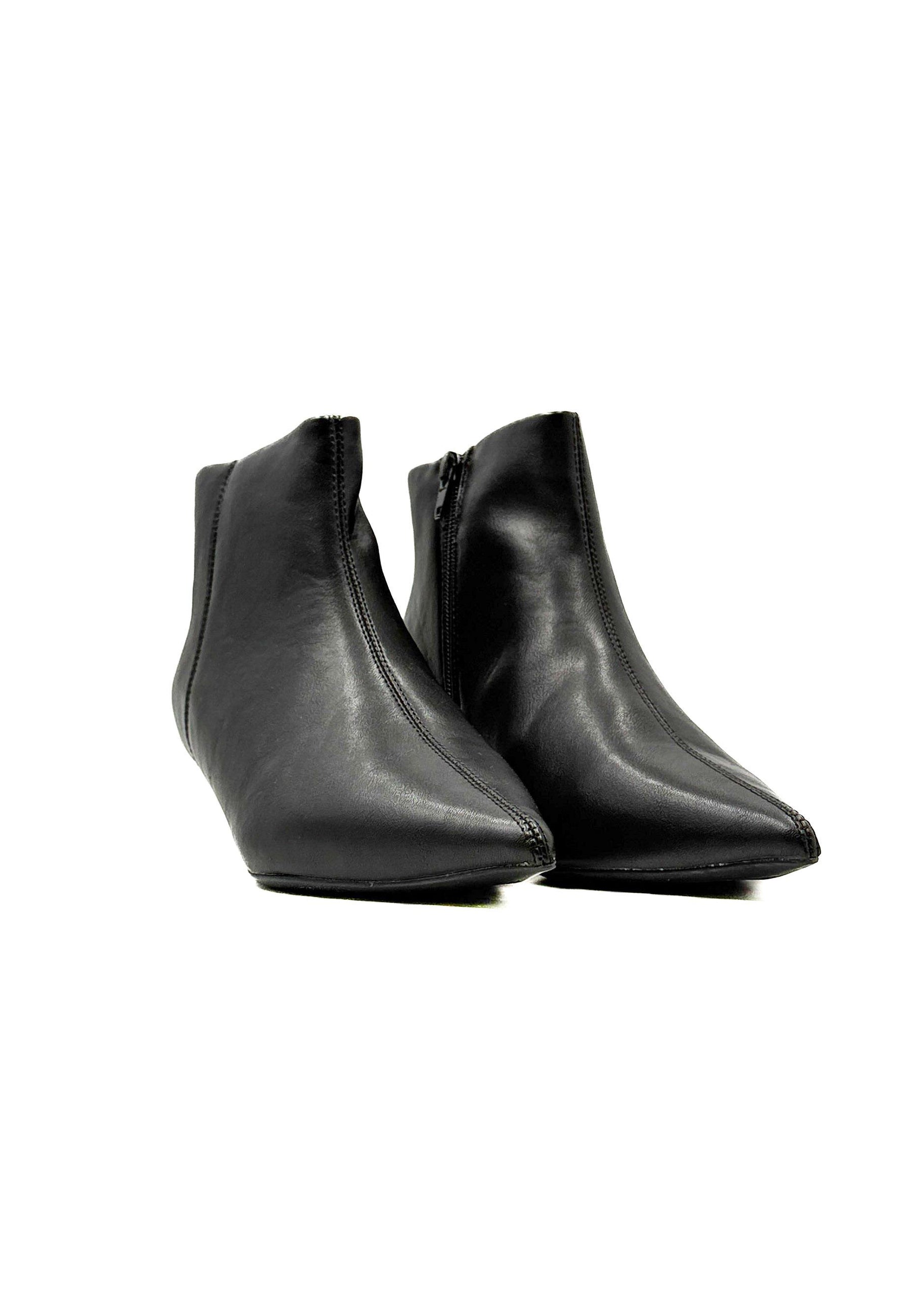 STIVALETTO NERO A PUNTA CON TACCO BASSO 2382-2/ NERO FEMALE 