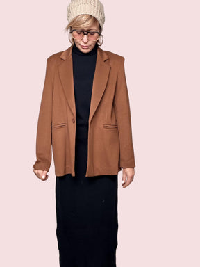 DEJA VU- GIACCA MORBIDA MONOBOTTONE A25FL605/ MORO DEJA VU 