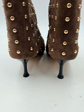 DIVINE FOLLIE - TRONCHETTO GOLDY STUDS AISHA2470/ MORO SUE DIVINE FOLLIE 