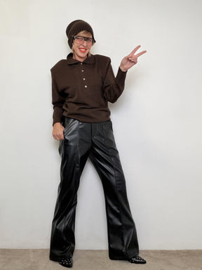 FEMALE - Pantalone effetto pelle  Urban Chic Edition 39018SYP/ NERO FEMALE 