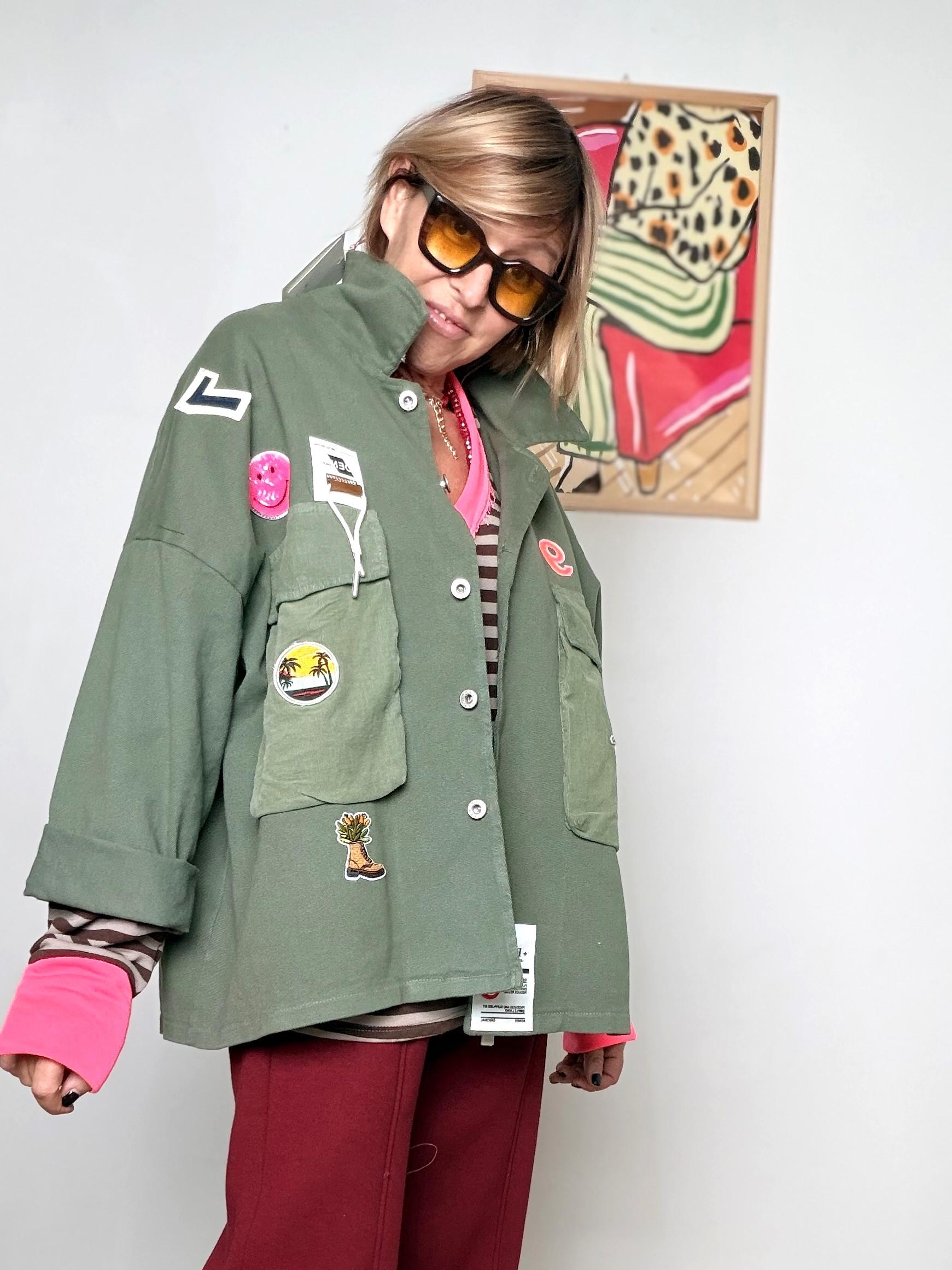 FEMALE - GIACCA PATCHY C23677/ MILITARE FEMALE 