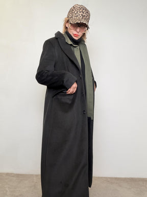 SUSY STAR-  Cappotto City Icon  Il lungo elegante che salva ogni outfit ST72021/ NERO SUSY STAR 