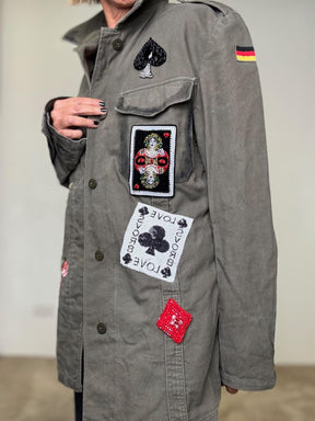 AB PINK - LOVE SOLDIER GIACCA CARTA/ MILITARE AB PINK 