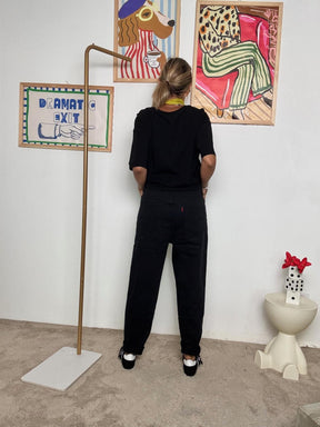 DEJA - VU - Jeans donna boyfriend fit  Relax in versione cool A25SO204/ NERO DEJA VU 