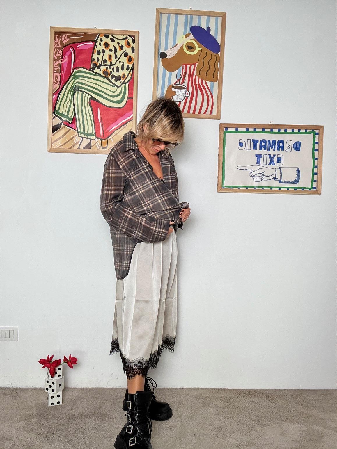 SUSY STAR - Camicia Urban Check ST7302/ MORO SUSY STAR 