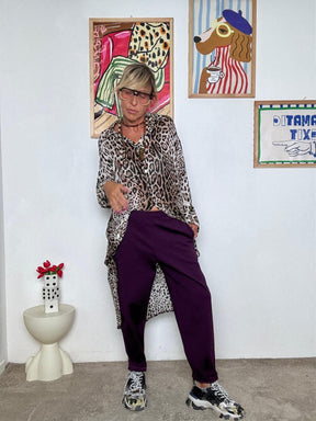 SUSY STAR - Pantalone in punto Milano: comodo, versatile e super chic vino ST83494PMV/ VINO SUSY STAR 