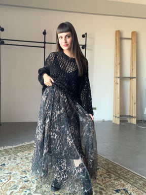 FEMALE_ Gonna tulle animalier "Ruggisci con stile" 33287-1YYW/ LEO FEMALE 