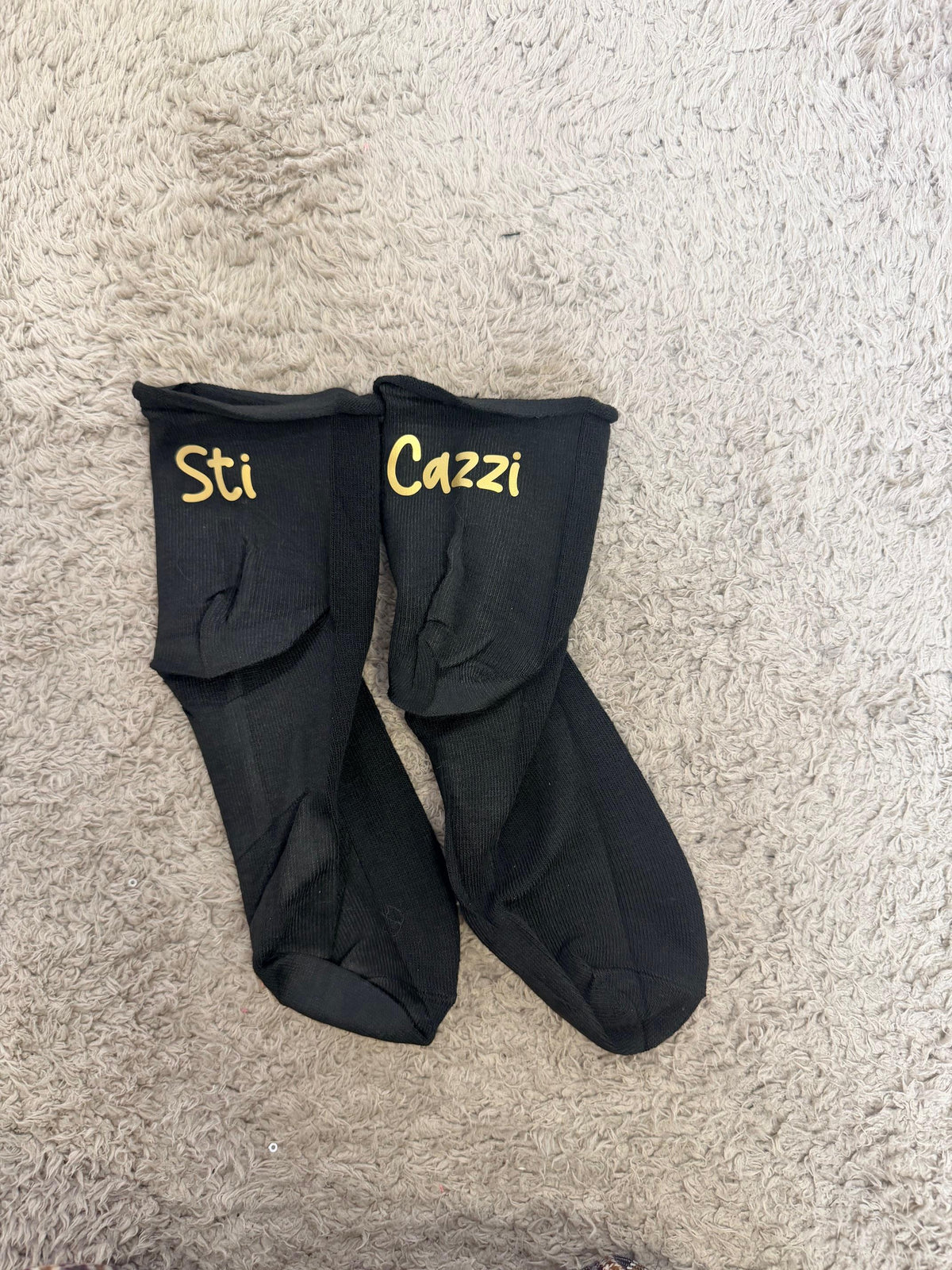 FEMALE - CALZINI STI CAZZI SOCK2/ GOLD FEMALE 