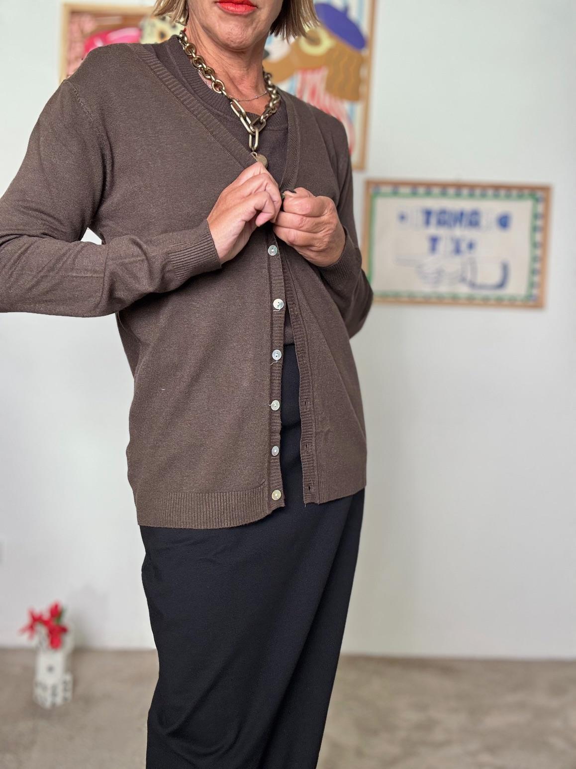 SUSY STAR - Cardigan basic chic MORO ST2504/ MORO SUSY STAR 