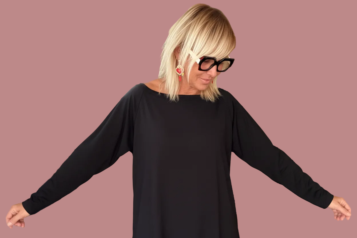 Maxi Maglia Over Elasticizzata – comfort e stile