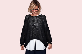 Maglia a Rete Oversize
