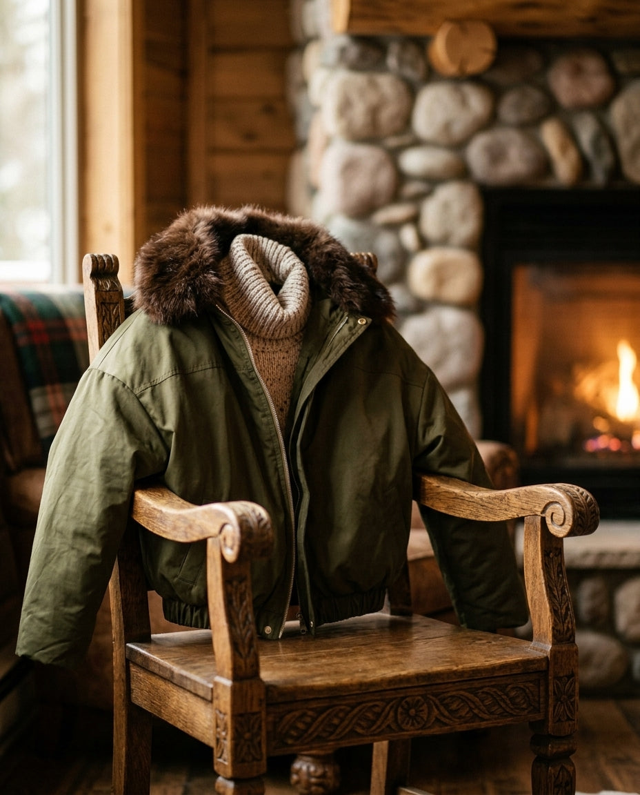 Bomber jacket — Lodge Lifestyle | Generated by Modelize