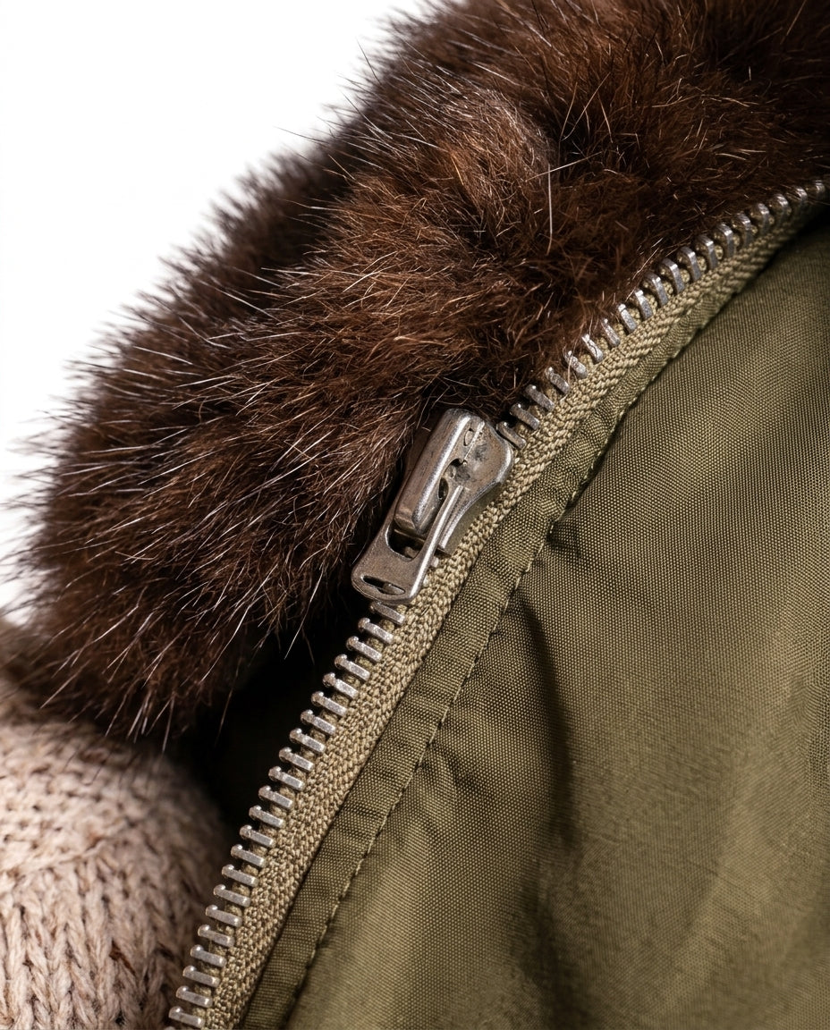 Bomber Jacket — Texture Detail Macro | Generated by Modelize