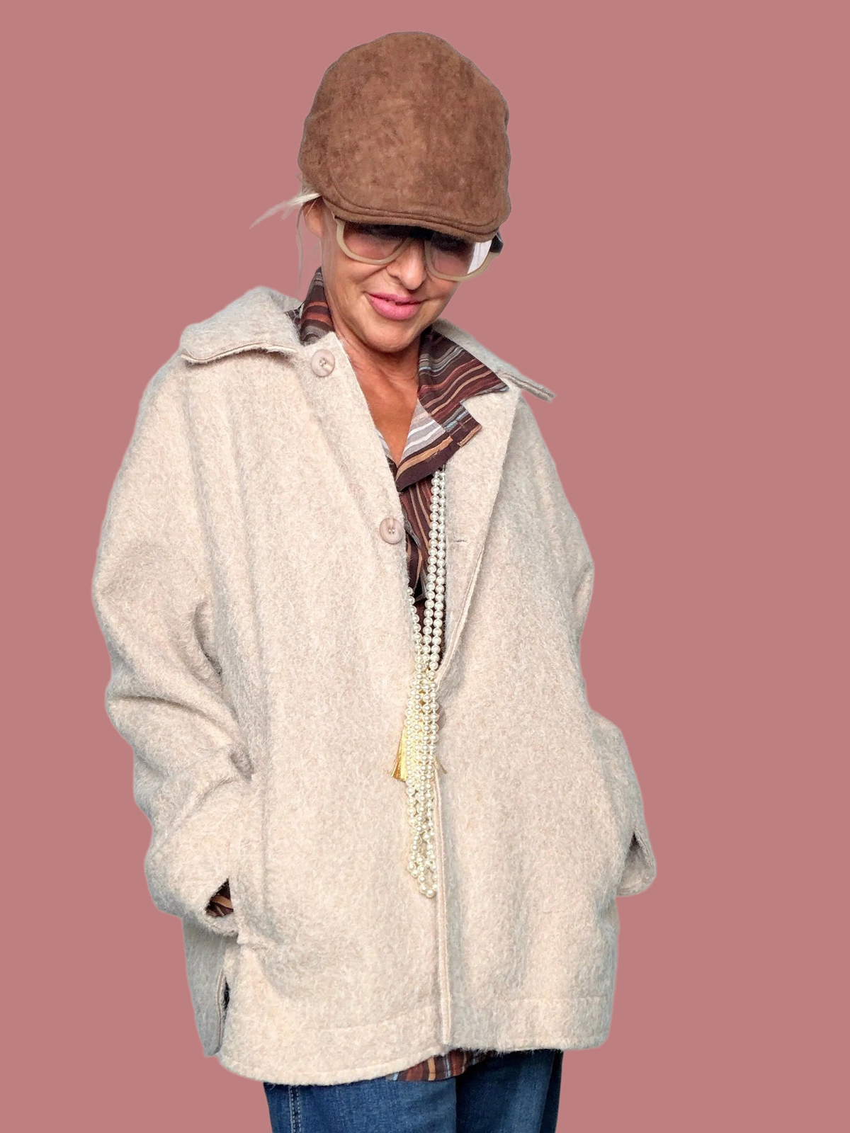 Cappottino corto beige Susy Star