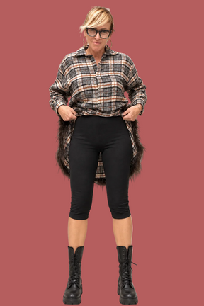 Pantalone ciclista nero Le Streghe