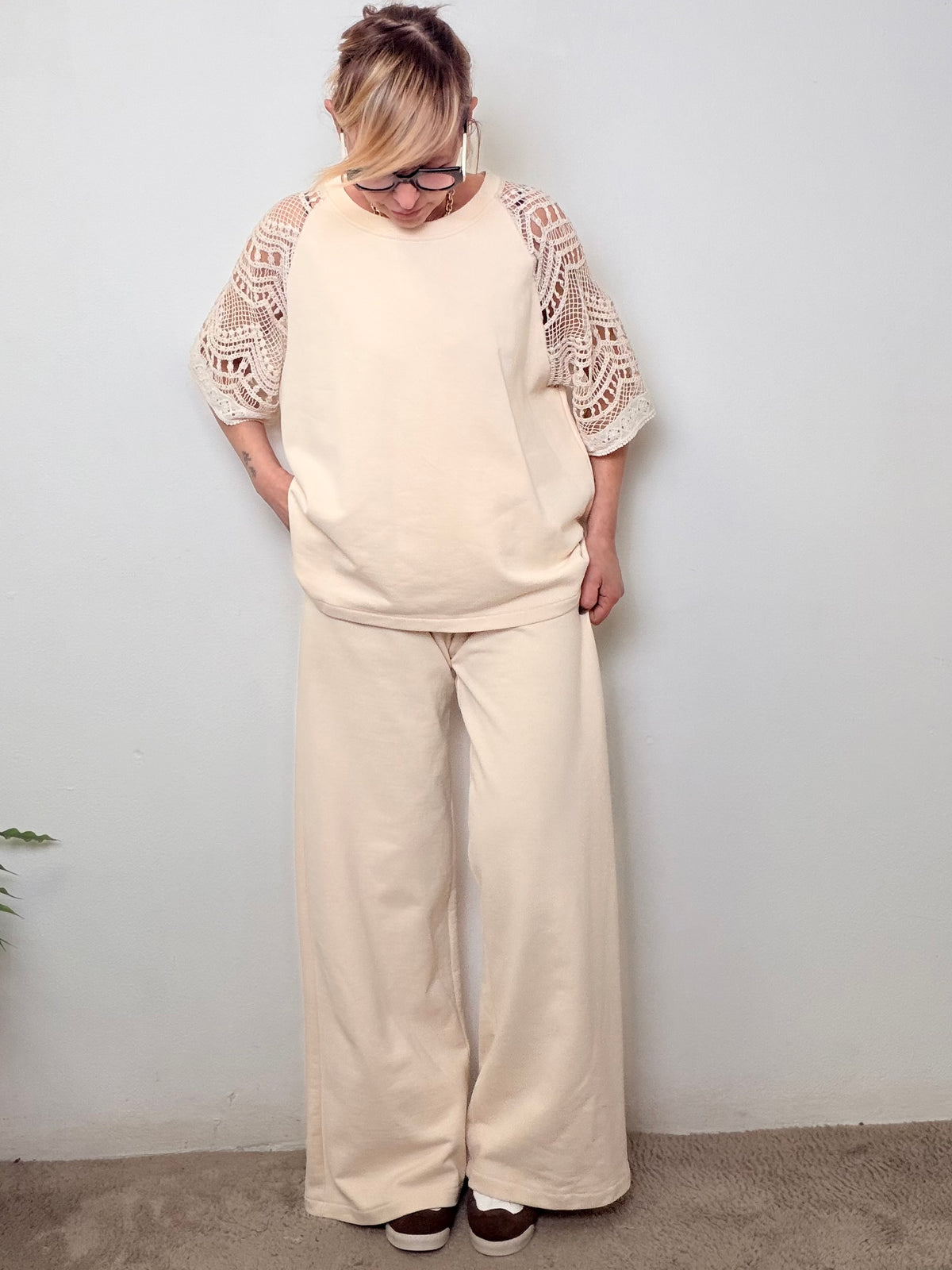 Pantalone Palazzo Felpa