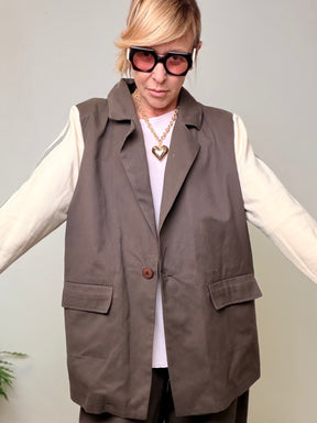 Giacca Sartoriale Maniche Felpa